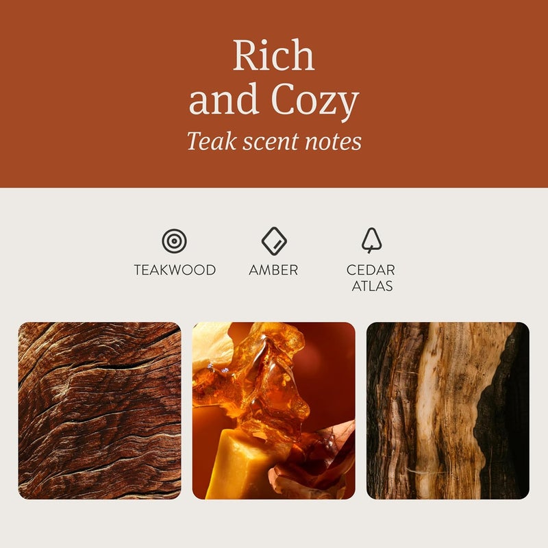 Drift Car Air Freshener - The Original Wood Air Freshener - Car Odor Eliminator - Long Lasting Scent - Auto Accessories - Metal Clip - Essential Oils - Clean Ingredients - Teak Scent Starter Kit - Image 3